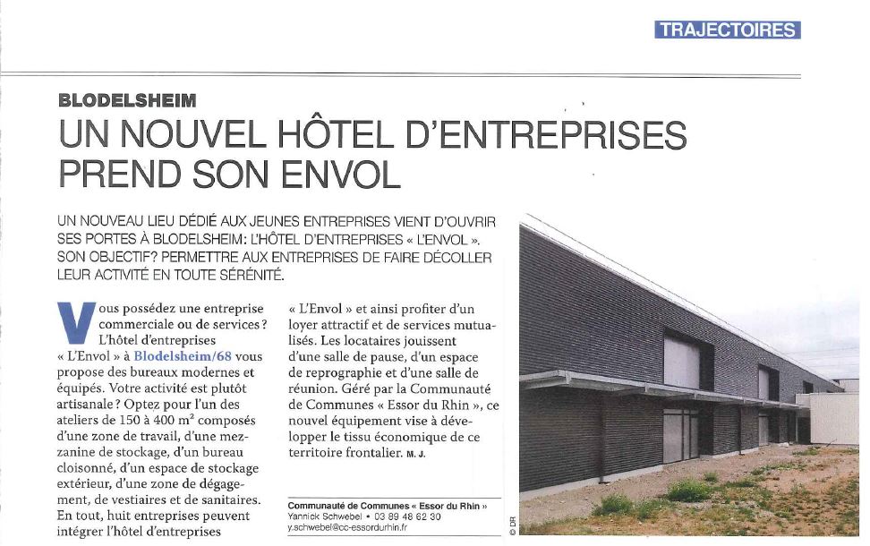 Création d&#8217;un hôtel d&#8217;entreprise à BLODELSHEIM Riedisheim 2