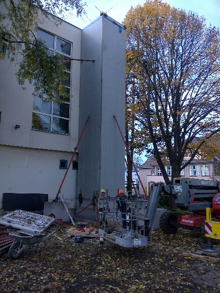 Construction d&#8217;un ascenseur à l&#8217;Ecole élémentaire FREINET à MULHOUSE Illzach