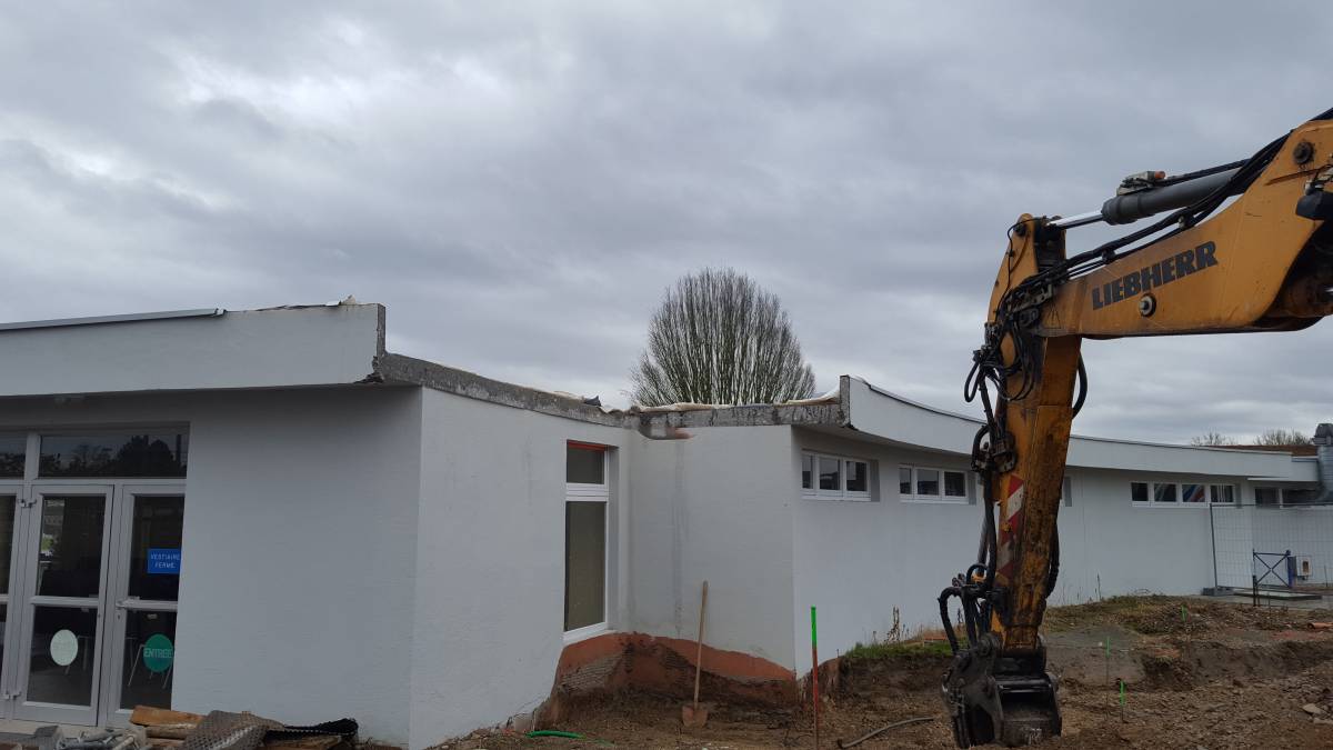 Construction d’un bâtiment technique au Centre Nautique à Ottmarsheim Cernay 2