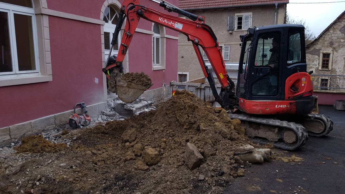 Mise en accessibilité PMR pour la Mairie de LUEMSCHWILLER. Rixheim 2