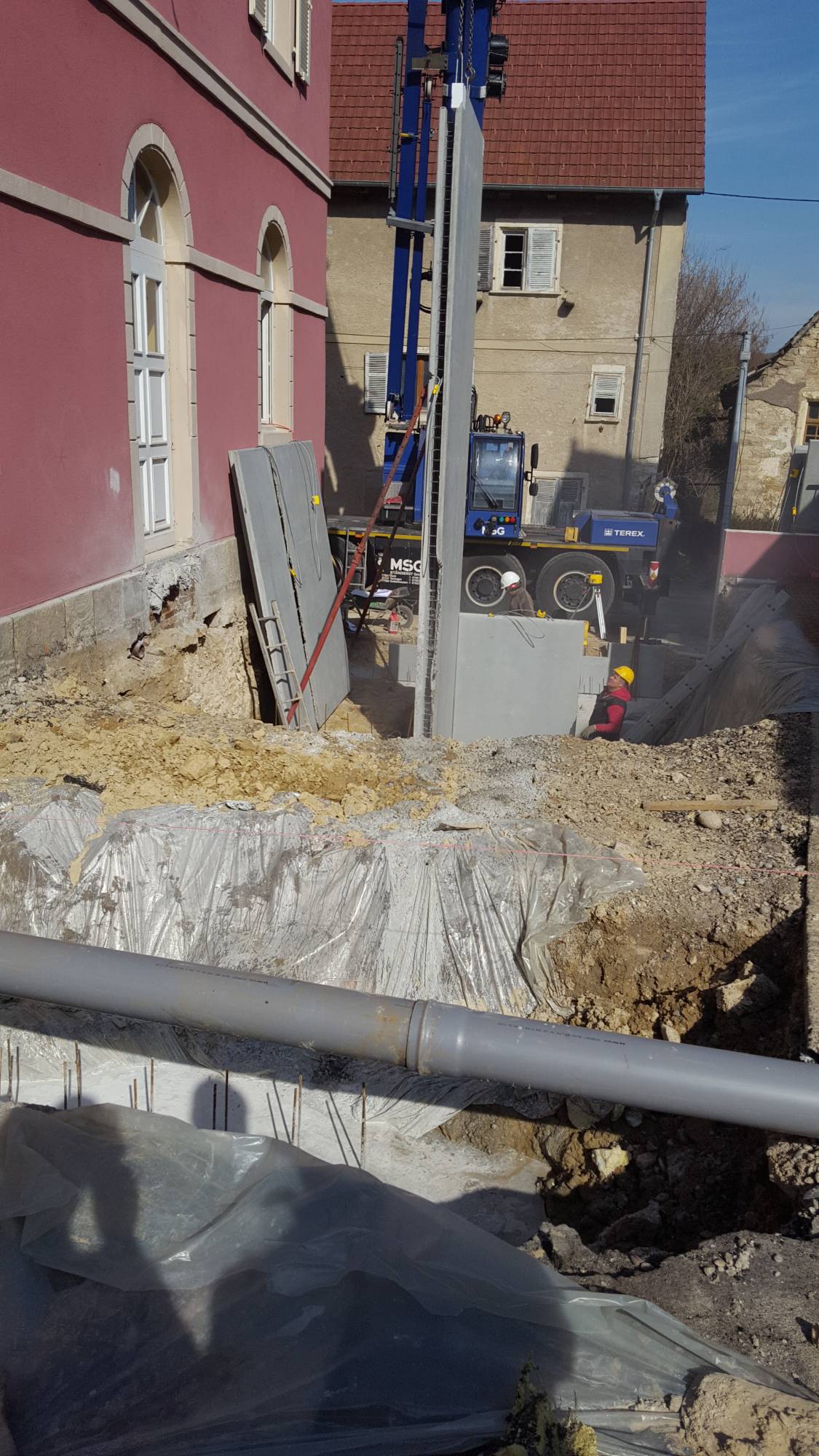 Mise en accessibilité PMR pour la Mairie de LUEMSCHWILLER. Saint-Louis 3