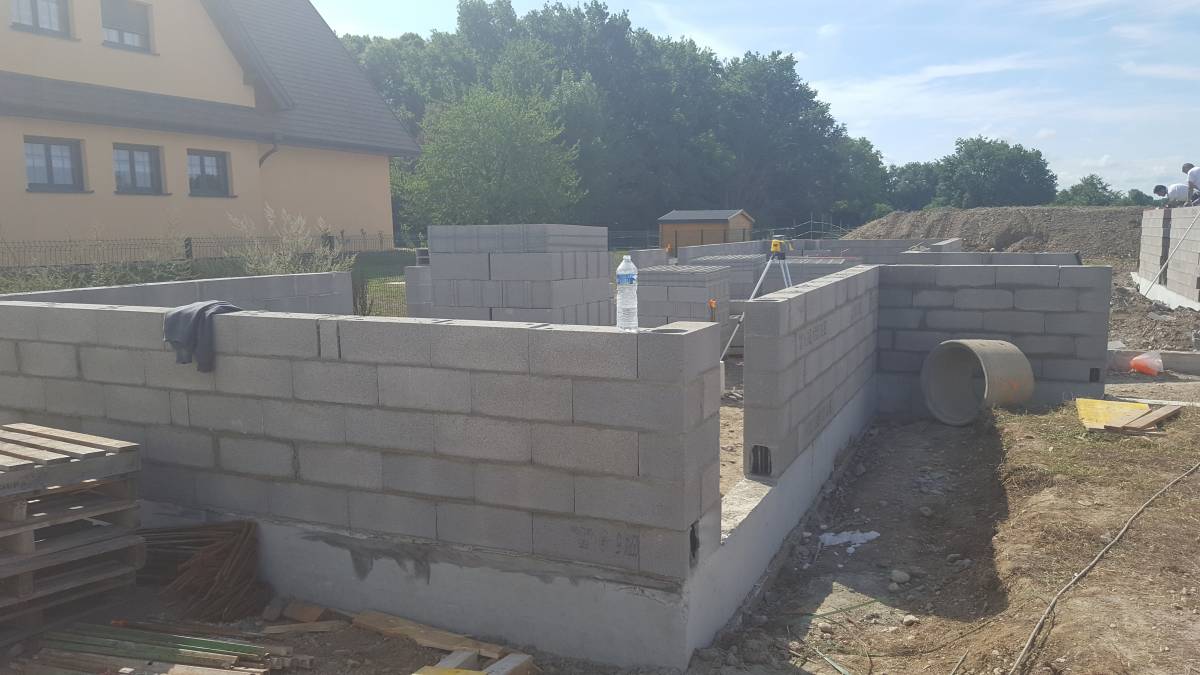 Construction d&#8217;une maison d&#8217;habitation à Ungersheim Saint-Louis 3