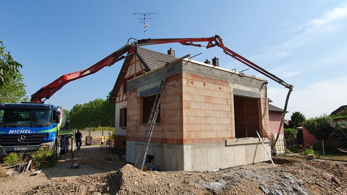 Agrandissement d&#8217;une maison individuelle Cernay