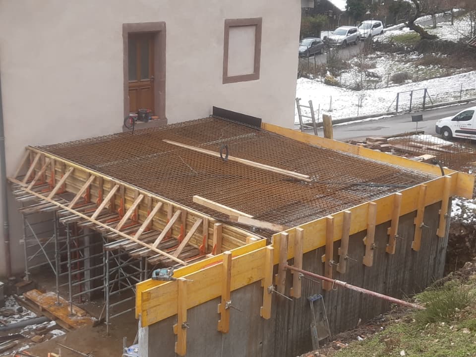 Reconstruction d&#8217;une annexe/ entrée Illzach