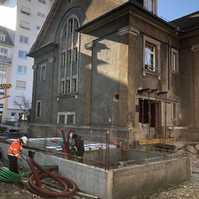 Restructuration de la demi-pension et de la vie scolaire du lycée Michel de Montaigne à Mulhouse Wittelsheim 1