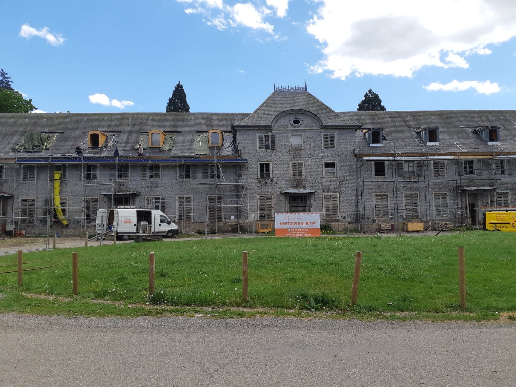 Rénovation du château du parc à HUSSEREN WESSERLING Guebwiller