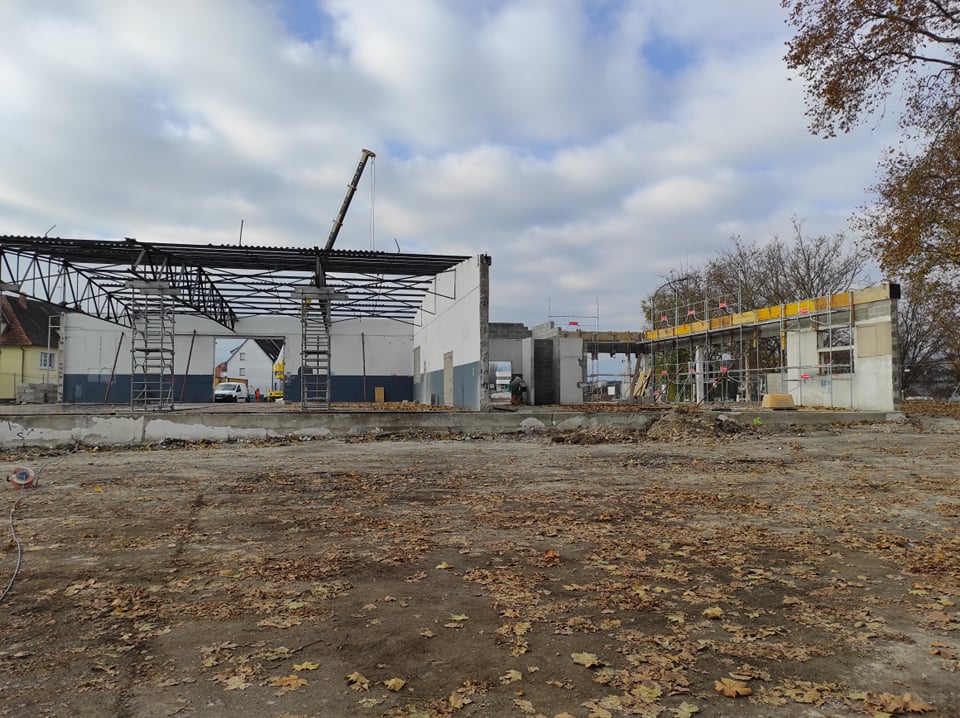 Démolition et rénovation de l&#8217;ancien garage Toyota et de La Péniche à Colmar Kingersheim